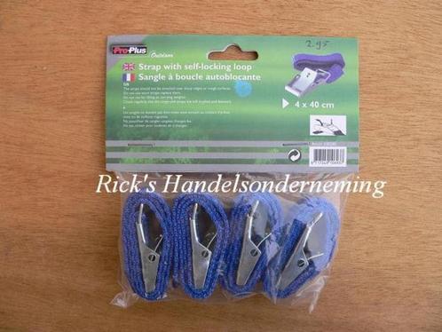 Fietsspanbandjes met gesp voor fietsdrager per 4 stuks, Auto diversen, Fietsendragers, Nieuw, Dakdrager, Ophalen of Verzenden