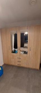 Supermooie kledingkast met spiegels 200x200x59, 150 tot 200 cm, Zo goed als nieuw, 150 tot 200 cm, 50 tot 75 cm