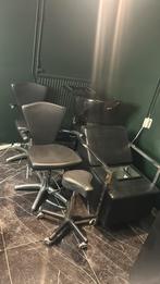 Kapsalon Inboedel Zwart - Wasunit & Kappersstoelen, Ophalen