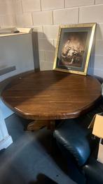 Set tafel met 4 stoelen, Huis en Inrichting, Tafels | Eettafels, Ophalen, Zo goed als nieuw, Rechthoekig, 50 tot 100 cm