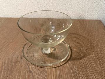 Vintage Glazen Coupes - Set van 4 beschikbaar voor biedingen
