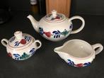 Boerenbont Theepot, Suikerpot & Melkkannetje, Huis en Inrichting, Keuken | Servies, Overige typen, Ophalen of Verzenden, Zo goed als nieuw