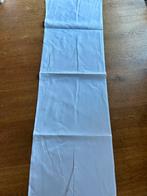 Wittte tafelloper 137x44 cm (109 stuks), Ophalen of Verzenden, Gebruikt, Rechthoek, Binnen