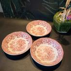3 Wedgwood schaaltjes rood. 12.5 cm doorsnee. Vintage, Ophalen of Verzenden