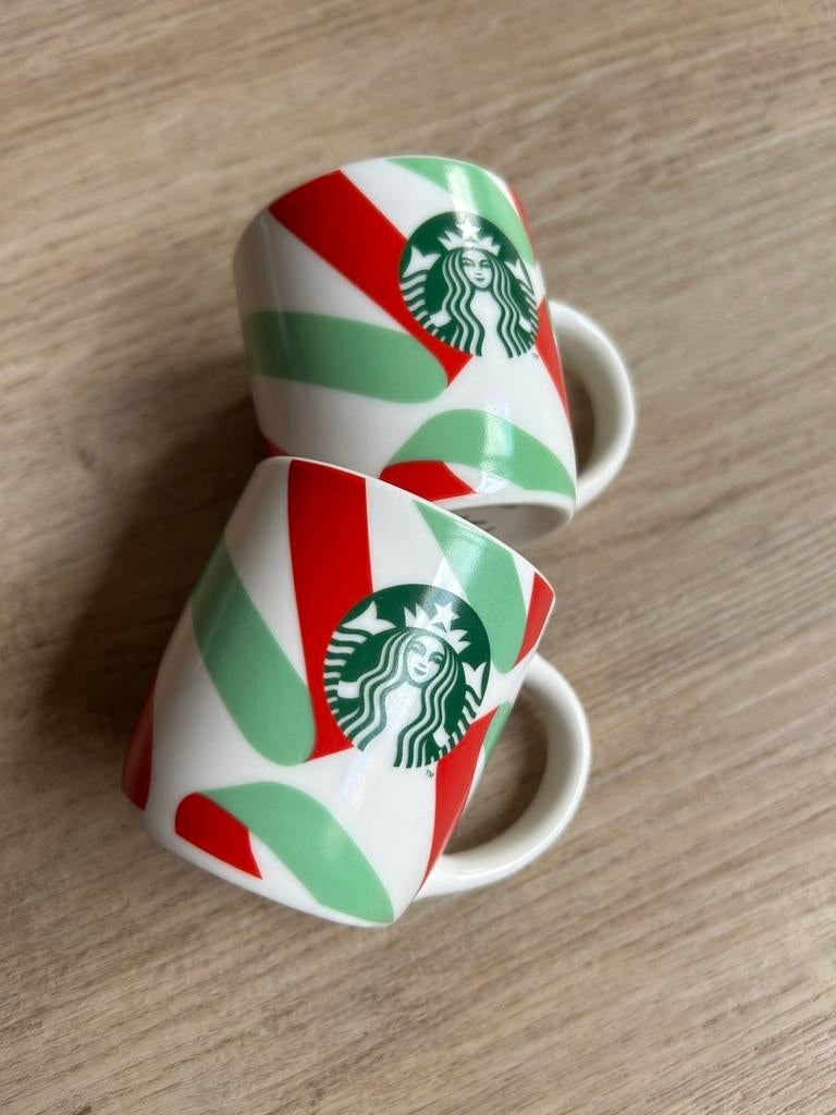 Starbucks kopjes met afbeeldingen, Huis en Inrichting, Keuken | Servies, Ophalen of Verzenden, Zo goed als nieuw, Overige stijlen