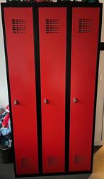 Metalen Locker Kledingkast rood, Huis en Inrichting, Ophalen, Zo goed als nieuw