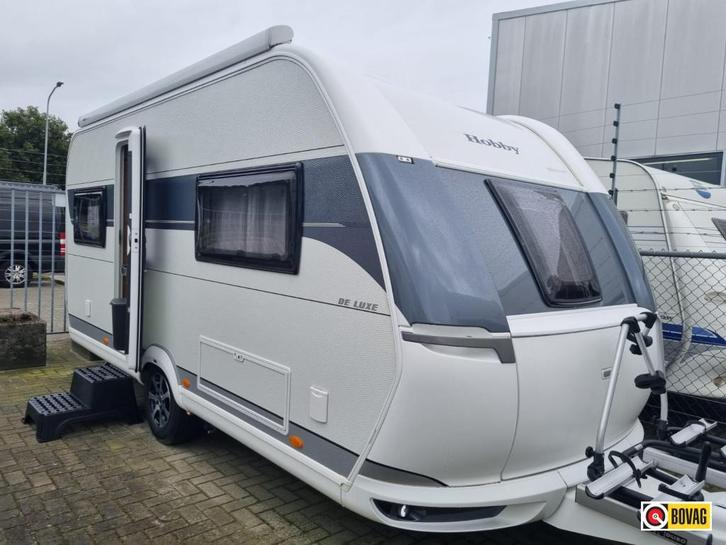 Hobby De Luxe 460 UFE Airco/Mover/Luifel, Caravans en Kamperen, Caravans, Bedrijf, tot en met 4, 1000 - 1250 kg, Rondzit, Hobby