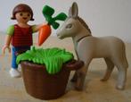 Leuk setje Playmobil Kind met Ezelsveulen 4740, Ophalen of Verzenden, Zo goed als nieuw, Complete set