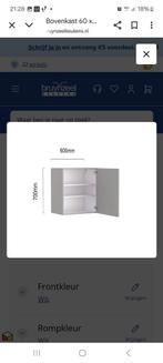 BRUYNZEEL Bovenkast Wit 60x70cm - Nieuw in doos!, Huis en Inrichting, Ophalen of Verzenden, Nieuw