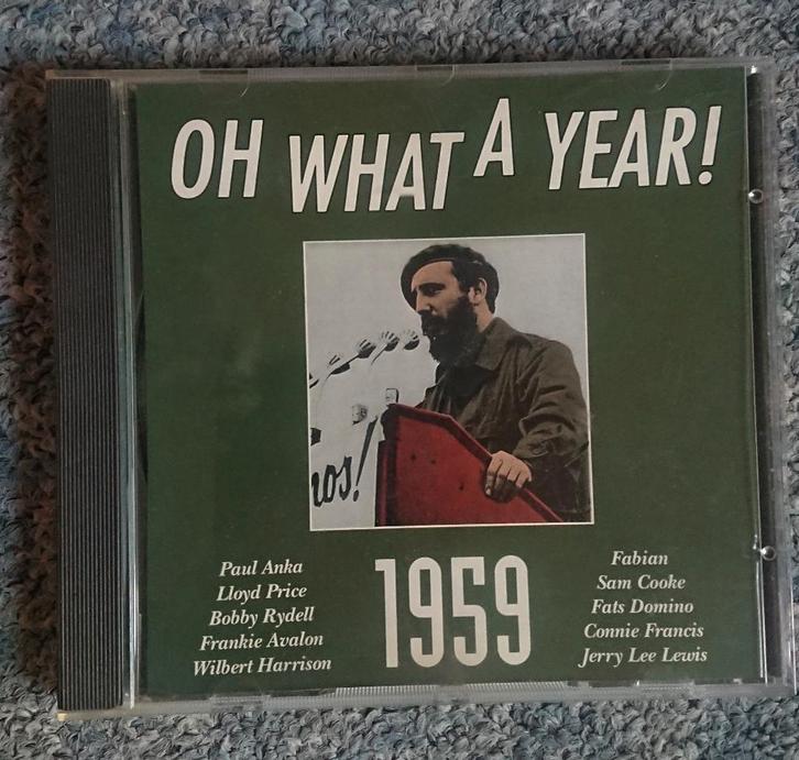CD Oh what a year! 1959 - Sam Cooke - Jerry Lee Lewis - Anka, Cd's en Dvd's, Cd's | Verzamelalbums, Gebruikt, Pop, Ophalen