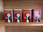 Set van 4 vintage Droste bewaarblikken Cacao, Ophalen of Verzenden, Zo goed als nieuw, Overige, Droste