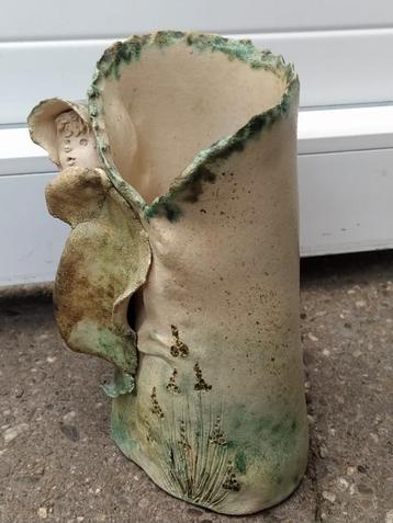 Vintage Keramiek Pot - Gesigneerd beschikbaar voor biedingen