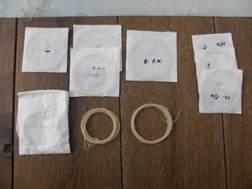 Nylon snaren, diverse diktes en lengtes beschikbaar voor biedingen