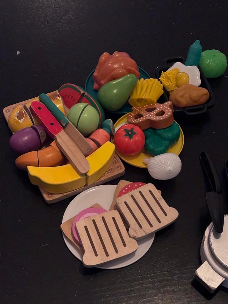 Speelgoed eten set, Kinderen en Baby's, Speelgoed | Educatief en Creatief, Zo goed als nieuw, Knutselen, Ophalen of Verzenden