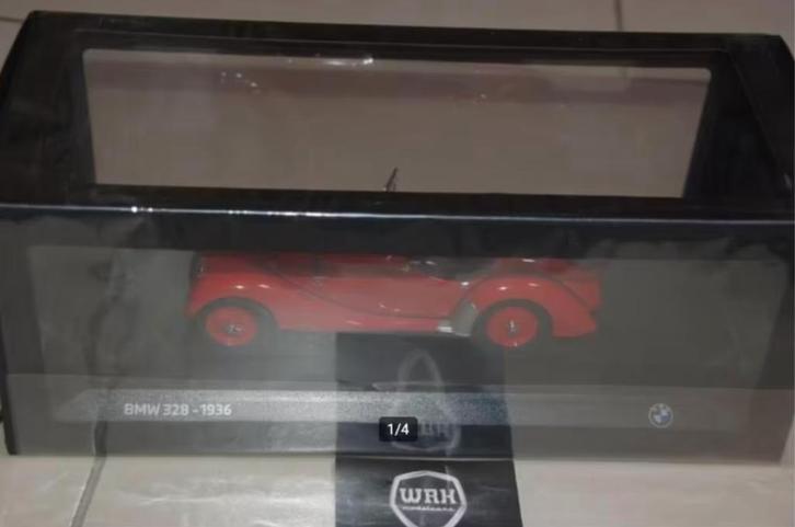 SALE !! 1:18 BMW 328 ROADSTER red Minichamps dealer WRH, Hobby en Vrije tijd, Modelauto's | 1:18, Zo goed als nieuw, Auto, MiniChamps