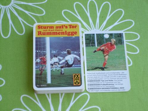 Sturm auf's Tor mit Rummenigge - Vintage Duits kwartet 1982, Verzamelen, Sportartikelen en Voetbal, Gebruikt, Spel, Buitenlandse clubs