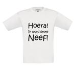 Tekst shirt , zwanger? Hier ik word grote neef, nicht zus..., Ophalen of Verzenden, Nieuw