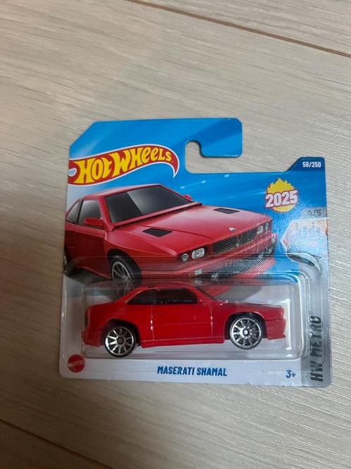 Hot wheels maserati shamal, Hobby en Vrije tijd, Modelauto's | Overige schalen, Nieuw, Auto, Ophalen of Verzenden