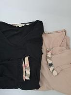 Originele Burberry Britt shirts maat M, Ophalen, Zo goed als nieuw, Zwart, Korte mouw