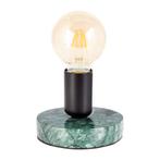 Tafellamp groen marmer 10x12cm, Huis en Inrichting, Lampen | Tafellampen, Ophalen, Zo goed als nieuw, Minder dan 50 cm