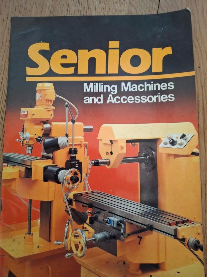 Senior kleine metrische freesbank, Doe-het-zelf en Verbouw, Gereedschap | Freesmachines, Elektrisch, Overige soorten, Ophalen of Verzenden