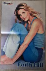 Mooie poster (A3) FAITH HILL (BREAK OUT ), Verzamelen, Rechthoekig Staand, Ophalen of Verzenden, Zo goed als nieuw, A1 t/m A3