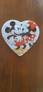 Disney harten blik Mickey en Minnie, Ophalen of Verzenden, Mickey Mouse, Zo goed als nieuw, Beeldje of Figuurtje