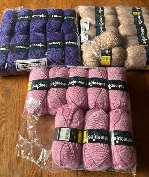 28 bolletjes breigaren Scheepjes Invicta Extra, Hobby en Vrije tijd, Breien en Haken, Nieuw, Breien, Wol of Garen, Ophalen of Verzenden