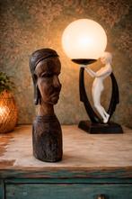 Houten beeld – 23 cm, Ophalen of Verzenden, Gebruikt, Dier