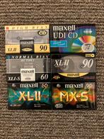 6X MAXELL TAPES SEALED, Ophalen of Verzenden, Zo goed als nieuw, Overige genres, 2 t/m 25 bandjes