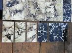 Unieke art deco tegels 2,2m2 plus 285 zwart/wit randtegels, Antiek en Kunst, Ophalen