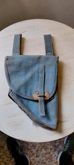 Genuine Vintage Like World War 2 Pattern Canvas Holster Brow, Ophalen of Verzenden