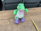 Zgan, niet kapot, groene krokodil knuffel paarse crocs 30cm, Ophalen, Zo goed als nieuw, Overige typen