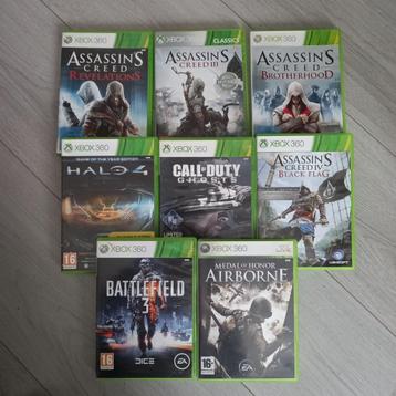 8 games Xbox 360 beschikbaar voor biedingen