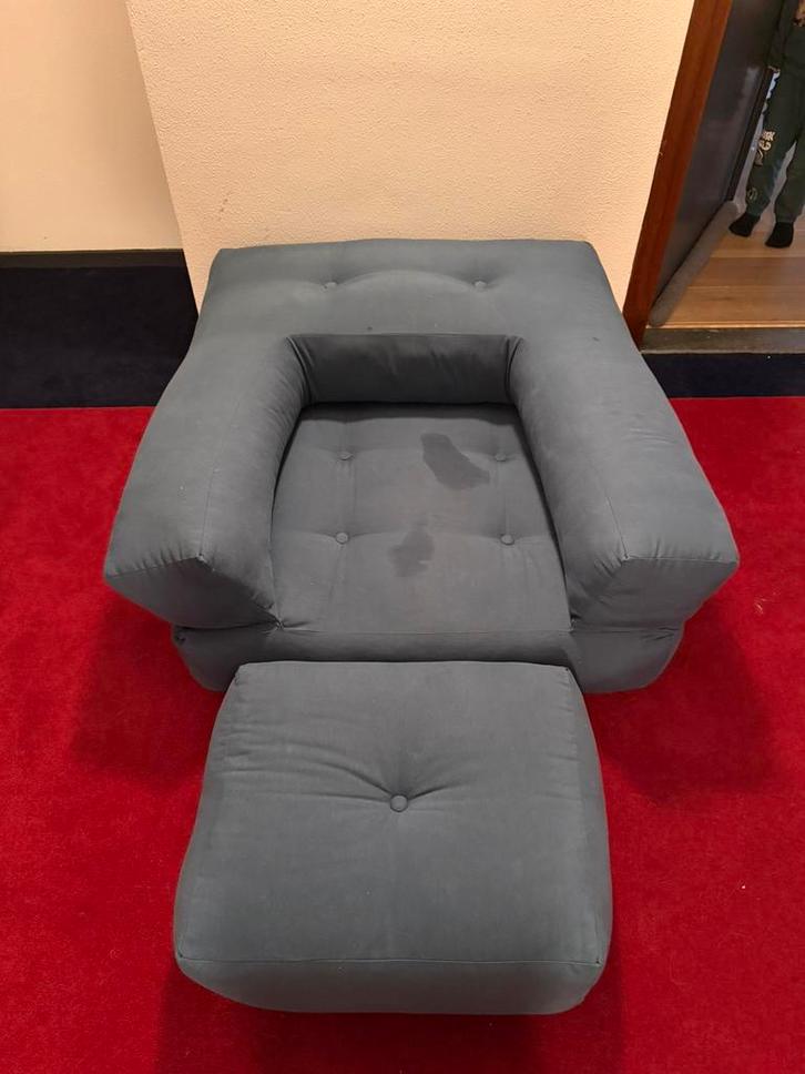 slaapfauteuil Cube, Huis en Inrichting, Fauteuils, Zo goed als nieuw, Stof, 50 tot 75 cm, 75 tot 100 cm, Ophalen