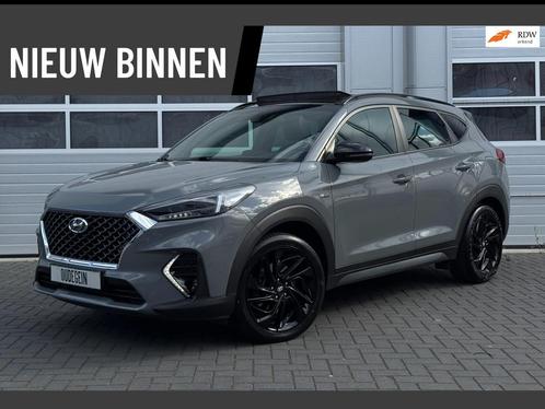 Hyundai Tucson 1.6 T-GDI N-Line Shadow Grey / PANO / ALCANTA, Auto's, Hyundai, Bedrijf, Te koop, Tucson, 360° camera, ABS, Achteruitrijcamera