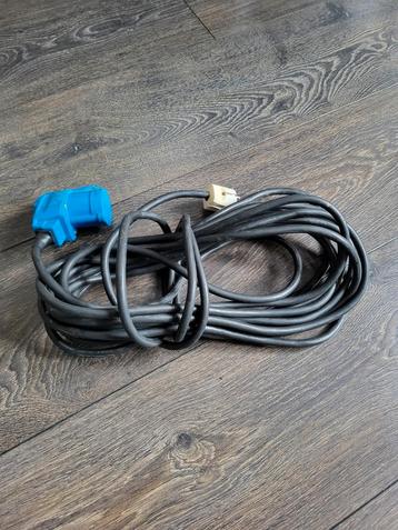 10 meter caravan stekkerkabel. Campersnoer. Haakse Contra beschikbaar voor biedingen