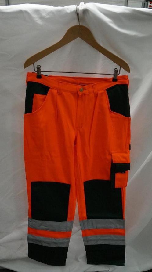 Nieuw! F. Engel reflecterende werkbroek maat 48, Tuin en Terras, Werkkleding, Nieuw, Heren, Broek, Ophalen of Verzenden