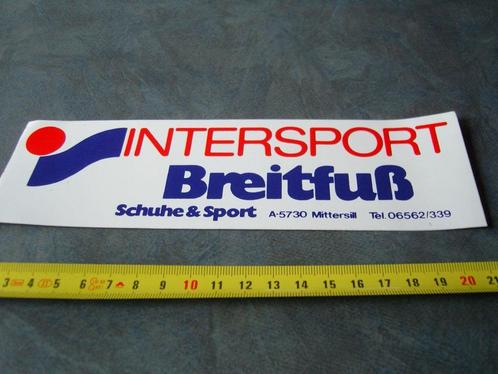 sticker intersport breitfuß schuhe & sport mittersill, Verzamelen, Stickers, Zo goed als nieuw, Bedrijf of Vereniging, Ophalen