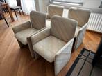 4 fauteuils van Saporiti Italia, Huis en Inrichting, Ophalen, Gebruikt, Stof