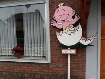 Feestelijke geboorteborden baby / baby`s uit ei, zie ook adv beschikbaar voor biedingen