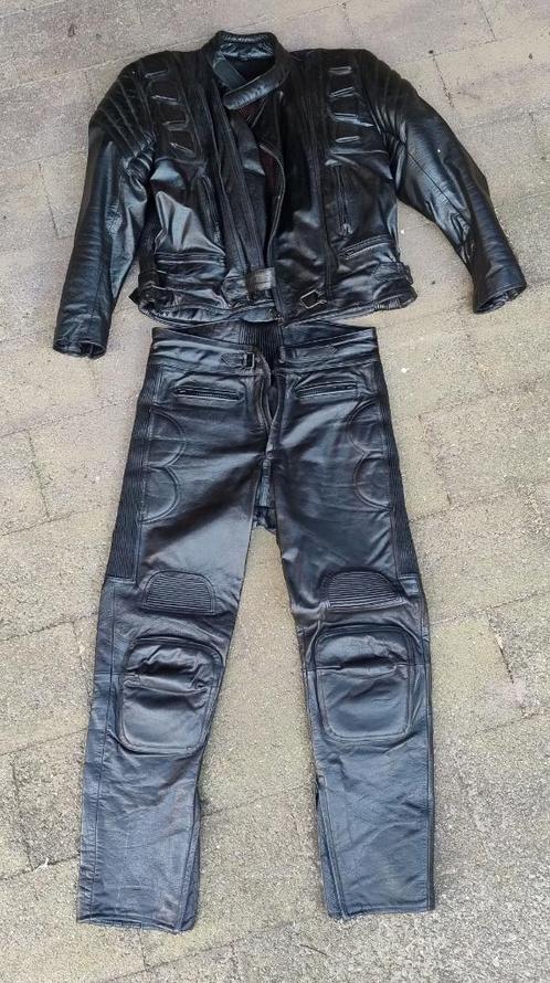 schitterend echt lederen MOTORPAK broek met jack mt XL, Motoren, Kleding | Motorkleding, Combipak, Tweedehands, Ophalen of Verzenden