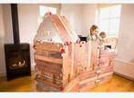 Fantasy forts wood hutten bouw set als nieuw, Zo goed als nieuw, Ophalen