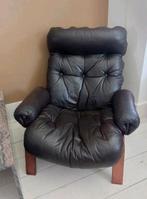 Oddvin Rykken voor Rybo fauteuil  vintage jaren 70, Huis en Inrichting, Fauteuils, Ophalen, Gebruikt, ., Leer