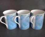 Arzberg Merison AH 3 blauwe mokken Nieuwstaat, Huis en Inrichting, Keuken | Servies, Ophalen of Verzenden, Zo goed als nieuw, Overige stijlen