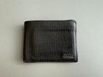 Hugo Boss portemonnee heren donkerbruin leder, Sieraden, Tassen en Uiterlijk, Portemonnees, Ophalen, Zo goed als nieuw, Bruin