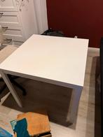 Witte vierkante tafel - gratis ophalen, Huis en Inrichting, Tafels | Eettafels, Ophalen, Gebruikt, 50 tot 100 cm, Vierkant