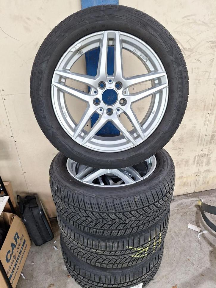Mercedes C-Klasse Winterset 17 Inch, Auto-onderdelen, Banden en Velgen, Banden en Velgen, Winterbanden, 17 inch, 225 mm, Personenwagen