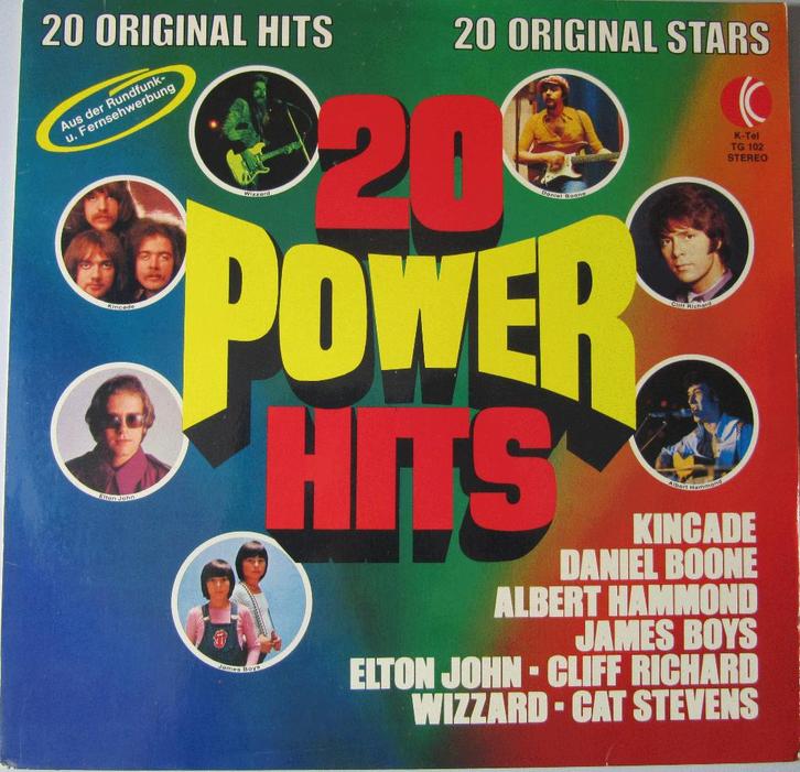 lp (vinyl) 20 power hits, Cd's en Dvd's, Vinyl | Verzamelalbums, Zo goed als nieuw, Pop, 12 inch, Ophalen of Verzenden