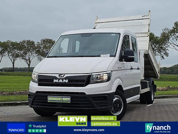 M.A.N. TGE 5.120 dub.cab kipper kist!, Auto's, Bestelauto's, Bedrijf, Te koop, ABS, Airconditioning, Centrale vergrendeling, Cruise Control